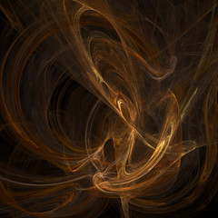 Remolino cafe de luz imagen fractal © Arturo