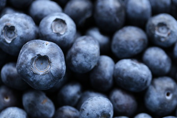 Blueberry berry. Berry blue background.Macro shot of fresh blueberry.Healthy bio natural dessert and snack.Vegetarian and vegan food. blueberries season.