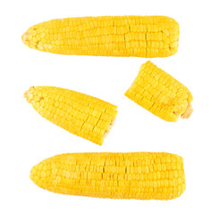 corn isolated on white background