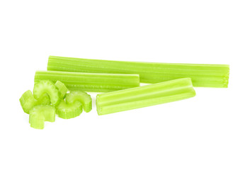 celery isolated on white background