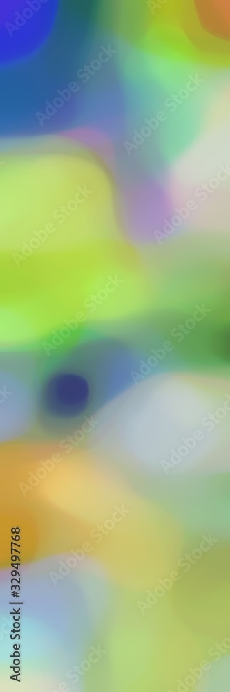 Aufkleber blurred iridescent vertical format background graphic with dark sea green, dark khaki and teal blue colors and space for text or image