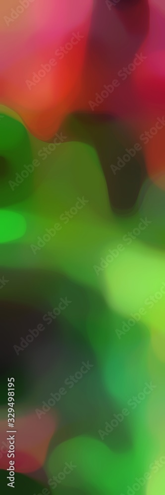 Aufkleber blurred bokeh vertical format background graphic with dark olive green, moderate red and moderate gr