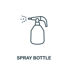 Spray Bottle icon from garden collection. Simple line Spray Bottle icon for templates, web design and infographics
