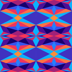 Abstract seamless colourful pattern geometric backgrounds vector design