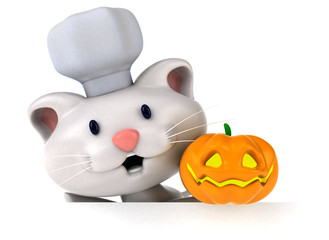 Fun cat - 3D Illustration