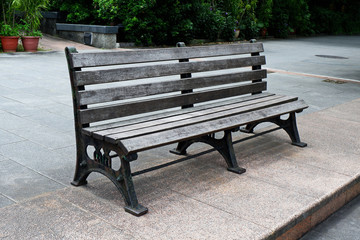 Old Wooden Garden Bench / Outdoor Seating