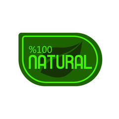 natural icon on white background