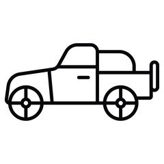 Off road car icon vector