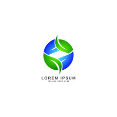 leaf logo template