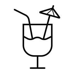 Summer Drinks Icon vector illustration