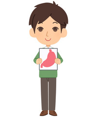 普通の胃の患者