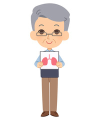 普通の肺の患者