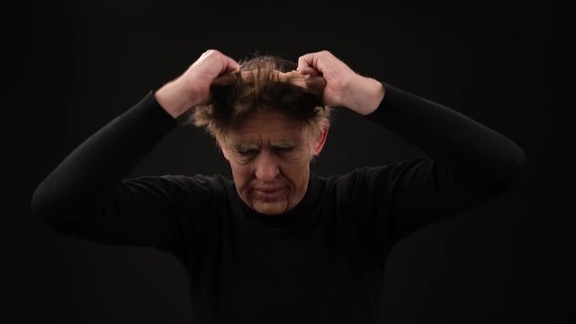 the man will take off the mask of the old man and turn into a young man