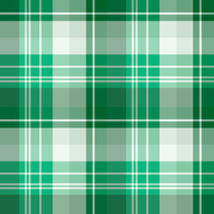 Seamless pattern in great cold green colors for plaid, fabric, textile, clothes, tablecloth and other things. Vector image.