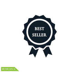 Medal icon vector logo design template