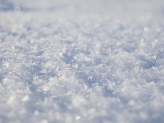 Fototapeta premium White snow and clear ice. Background