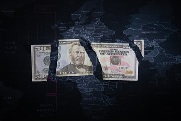 broken dollar on a world map money in a jacket pocket Concept image of Business Acronym AML Anti Money Laundering money, paper, financial, success, symbol, aml, laundering, concept, white, finance mon