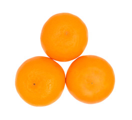 Orange fruit isolated on white background