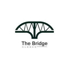 Business Bridge Logo Design Vector Icon Template design
