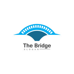 Business Bridge Logo Design Vector Icon Template design