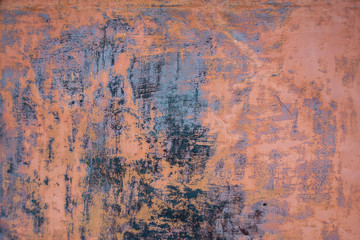 texture of rusty iron with peeling paint