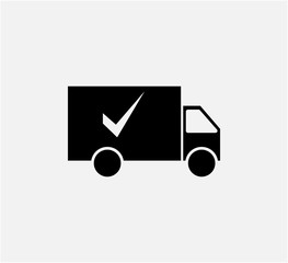 Delivery icon vector logo template