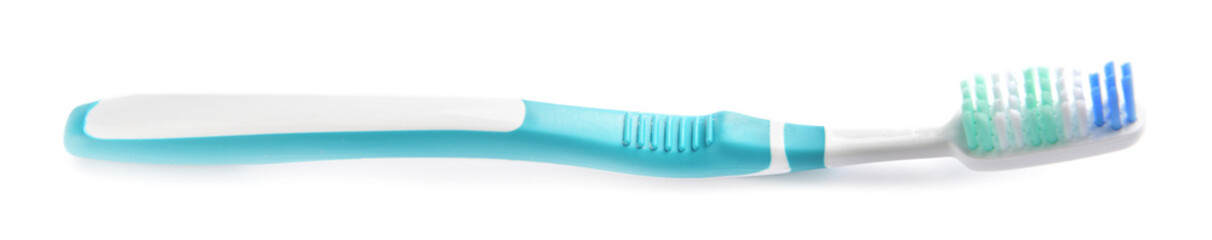 Tooth brush on white background