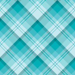 Seamless pattern in great water blue colors for plaid, fabric, textile, clothes, tablecloth and other things. Vector image. 2