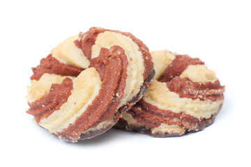 Group of spiral cookies
