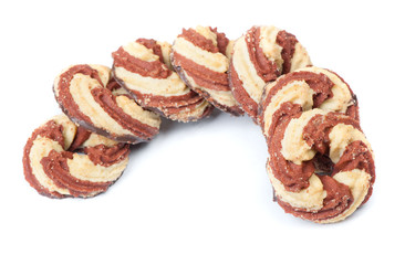 Group of spiral cookies