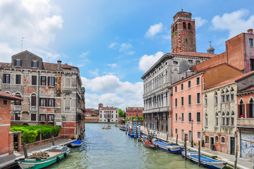 Venice canals and architecture, Italy