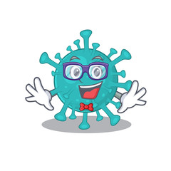 Super Funny Geek corona zygote virus cartoon character design