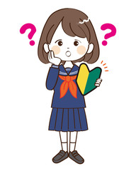 女性、学生、初心者、疑問