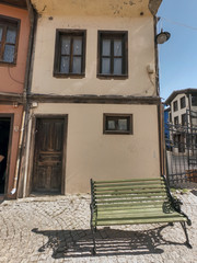 Eskisehir Odunpazari historical houses architectural details close up