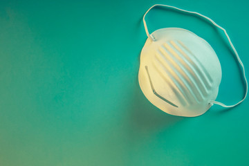 Mask in a scientific environment that is used to avoid contagions such as Coronavirus.