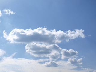 푸른 하늘과 구름