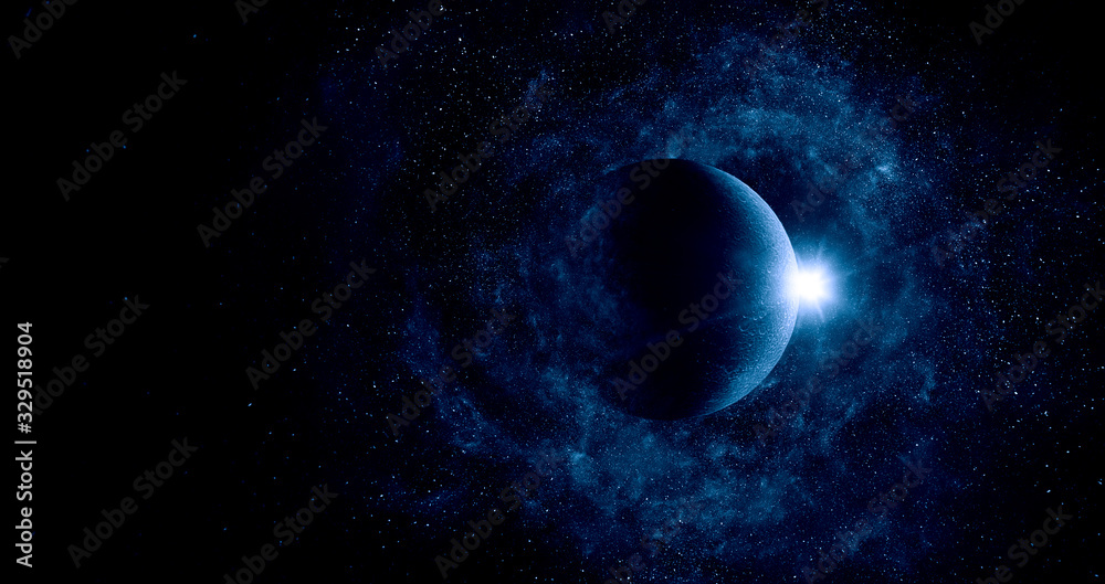 Canvas Prints image of outer space. . mixed media