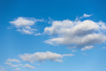 Blue sky background with clouds