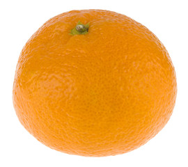 Mandarin isolated on a white background close-up.