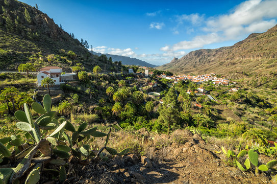 Small Gran Canaria village in the mountains