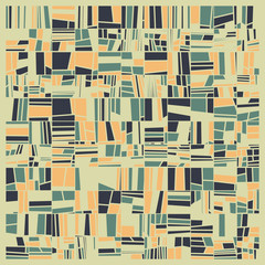 Abstract Random Color Poligones Generative Art background illustration