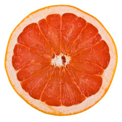 fresh grapefruit slices