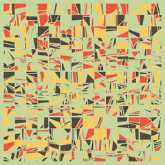 Abstract Random Color Poligones Generative Art background illustration