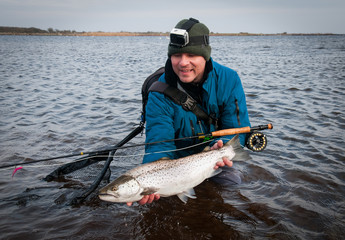March sea trout fishing in Sweden