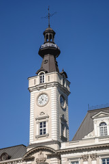 Fototapeta premium Reconstructed Jablonowski Palace, former City Hall located on Theatre Square in Warsaw city, Poland