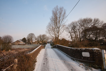 Lower Bockhampton near Dorchester in Winter