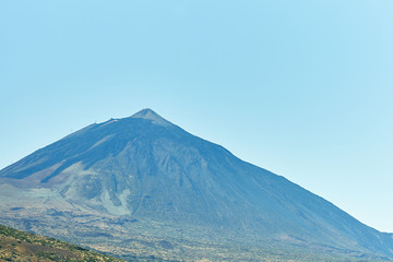 clouds on the volcano Teide Tenerife