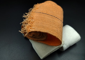 adhesive bandage isolated on white background