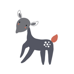 Cute cartoon animal vector illustration. Abstract icon for baby posters, art prints, fashion apparel or stickers.