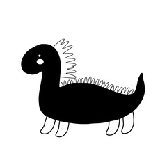 Cute cartoon animal vector illustration. Abstract icon for baby posters, art prints, fashion apparel or stickers.